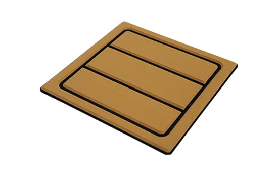 EVA foam deck in light brown, teak look - NauticDeck